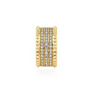 Michael M 14K Gold Round Cut Diamond Eternity Band