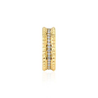 Michael M Tetra 14K Gold Diamond Eternity Band