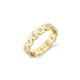 Michael M Infinity 14K Gold Diamond Eternity Band