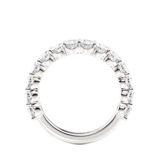 Michael M 18K Gold Oval Cut Diamond 3/4 Band