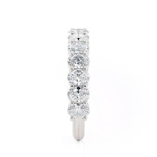 Michael M 18K Gold Oval Cut Diamond 3/4 Band