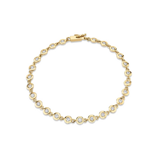 Michael M 14K Gold Diamond Tennis Bracelet