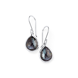 Ippolita Sterling Silver Hematite and Rock Candy Teardrop Earrings