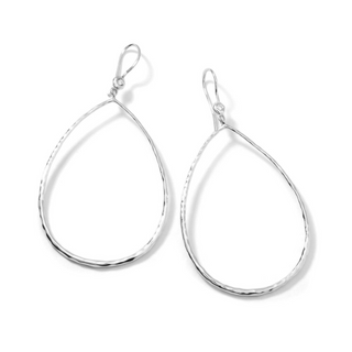 Ippolita Sterling Silver Classico Hammered Teardrop Earrings