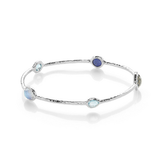 Ippolita Sterling Silver 5-Stone Bangle Bracelet