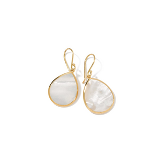 Ippolita 18K Gold Mother Of Pearl Polished Rock Candy Teardrop Earrings