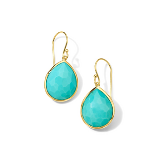 Ippolita 18K Gold Turquoise Teardrop Earrings