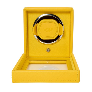 WOLF Single Watch Winder in Yellow