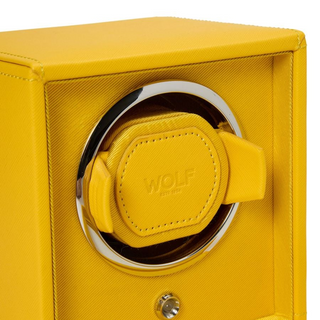 WOLF Single Watch Winder in Yellow