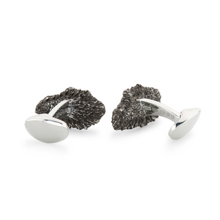 Deakin & Francis Sterling Silver Oyster Cufflinks