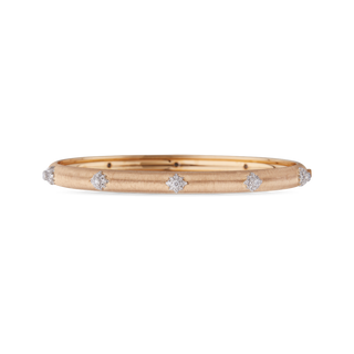 Buccellati 18K Rose Gold Macri Bombe Bracelet with Diamonds
