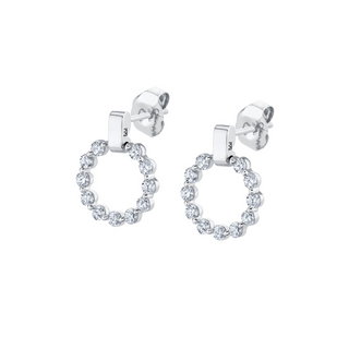 Michael M 14K Diamond Mini Cloud Single Drop Earrings