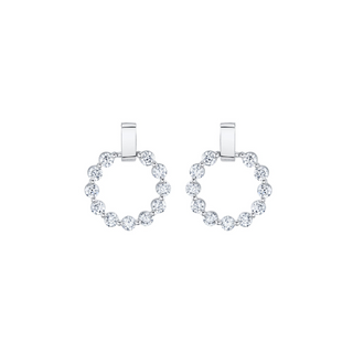 Michael M 14K Diamond Mini Cloud Single Drop Earrings