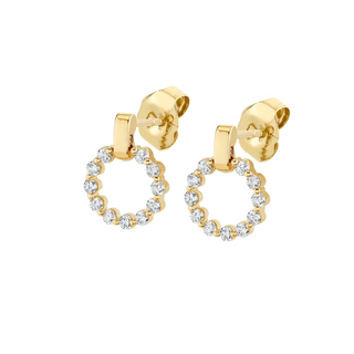 Michael M 14K Diamond Cloud Single Drop Earrings