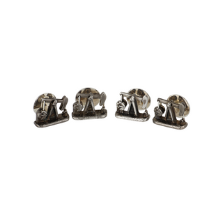 Deakin & Francis Sterling Silver Nodding Donkey Stud Set