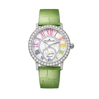 Blancpain 18K White Gold Diamond Ladybird Colors Watch with Interchangeable Straps