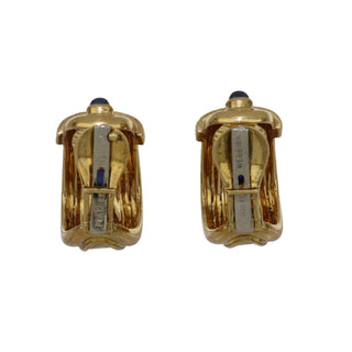 Vintage David Webb 18K Gold Cabochon Gemstone & Diamond Jewelry Suite