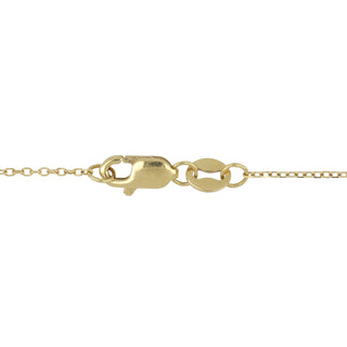 18K Gold Diamond Star Necklace