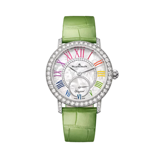 Blancpain 18K White Gold Ladybird Colors Watch with Interchangeable Straps