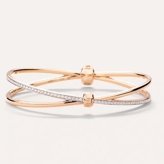 Pomellato 18K Gold Together Diamond Bangle