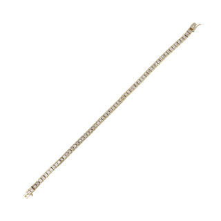 Estate 14K Gold Diamond Line Bracelet