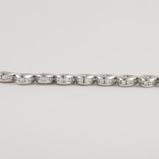 Estate Charles Krypell Platinum Diamond Line Bracelet