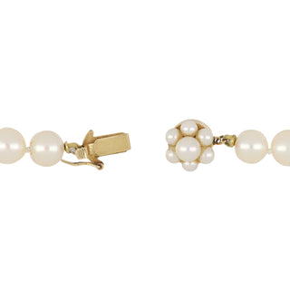 Vintage 14K Gold Cultured Pearl Necklace