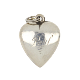 Estate Sterling Silver Heart Charm