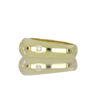 Mazza 14K Gold Diamond Band