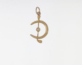 Victorian Yellow 10K Gold Drop Pendant