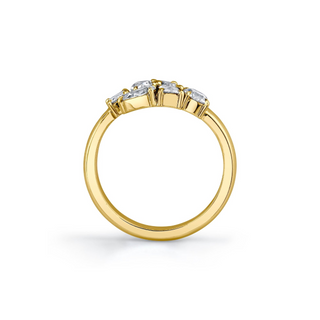 Michael M 18K Gold Various Shapes Cut Diamond Band
