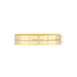 Estate Roberto Coin 18K Gold Diamond Bangle Bracelet