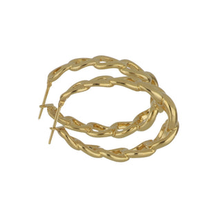 Antonio Papini 18K Gold Hoop Earrings