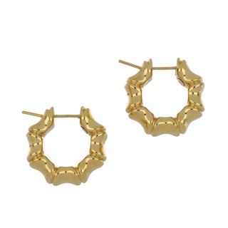 Antonio Papini 18K Gold Hoop Earrings