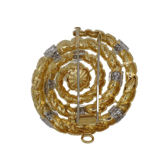 David Webb Yellow G&PT South Sea Pearl Brooch with Pearl