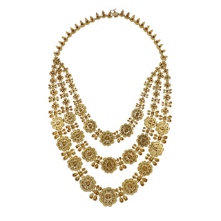 Maharaja 18K Gold Rose-Cut Diamond Jewelry Suite