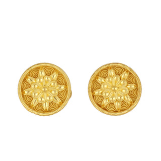 Vintage LaLaounis 18K Gold Cannetille Cufflinks