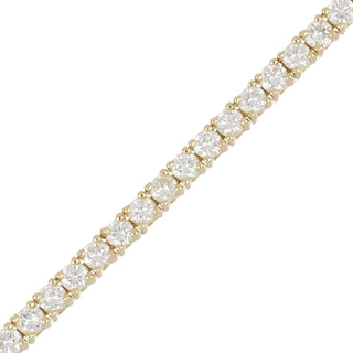 18K Gold Diamond Line Bracelet