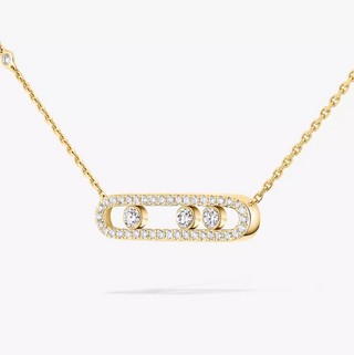 Messika Baby Move 18K Diamond Pendant Necklace