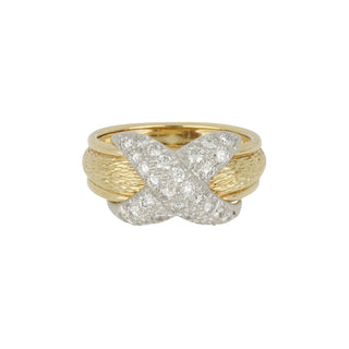 Vintage Tiffany & Co. Two-Tone Jean Schlumberger Diamond Ring
