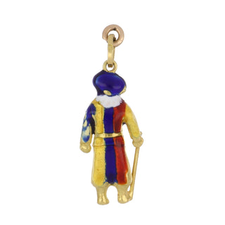 18K Gold Drop Pendant