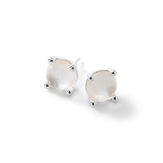 Ippolita Silver Mother Of Pearl Rock Candy Mini Stud Earrings