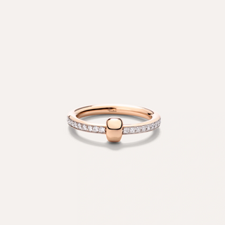 Pomellato 18K Rose Gold Diamond Together Ring