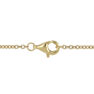 18K Gold Diamond Link Necklace