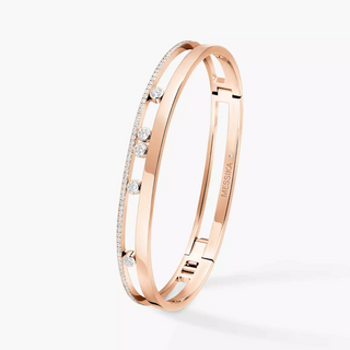 Messika 18K Rose Gold Move Romane Diamond Bangle