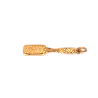 18K Gold Drop Pendant