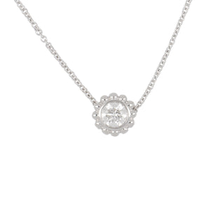 Verragio 18K White Gold Diamond Station Necklace