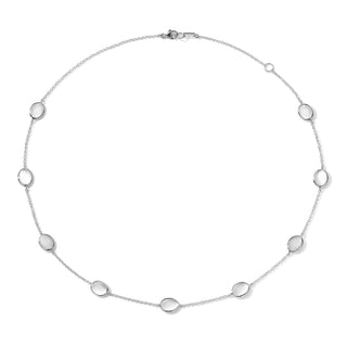 Ippolita Sterling Silver Mother Of Pearl Station Necklace