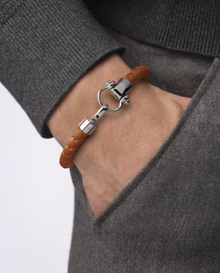Omega Aqua Sailing Bracelet in Orange Nylon