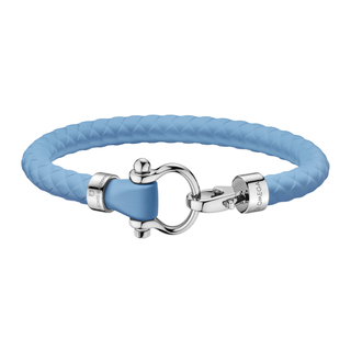 Omega Aqua Sailing Bracelet in Summer Blue Rubber